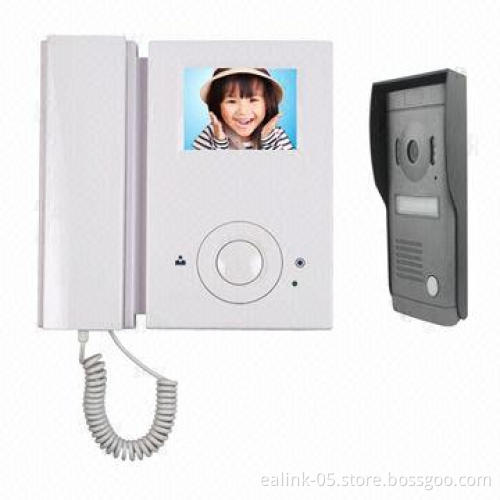 Night Vision Video Intercom System with 3.5'-inch Color Digital LCD